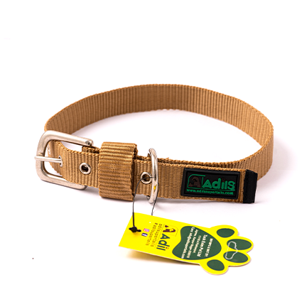 Adil's Nylon Dog Collar with Adjustable Metal Buckle – 1 Inch Wide